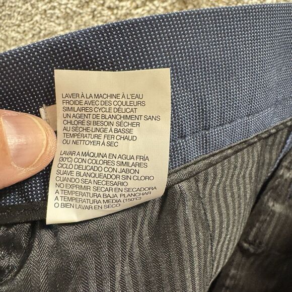 Perry Ellis Portfolio Travel Luxe Pants Mens 32x32 Bearing Sea Blue Slim Fit New - Picture 12 of 13